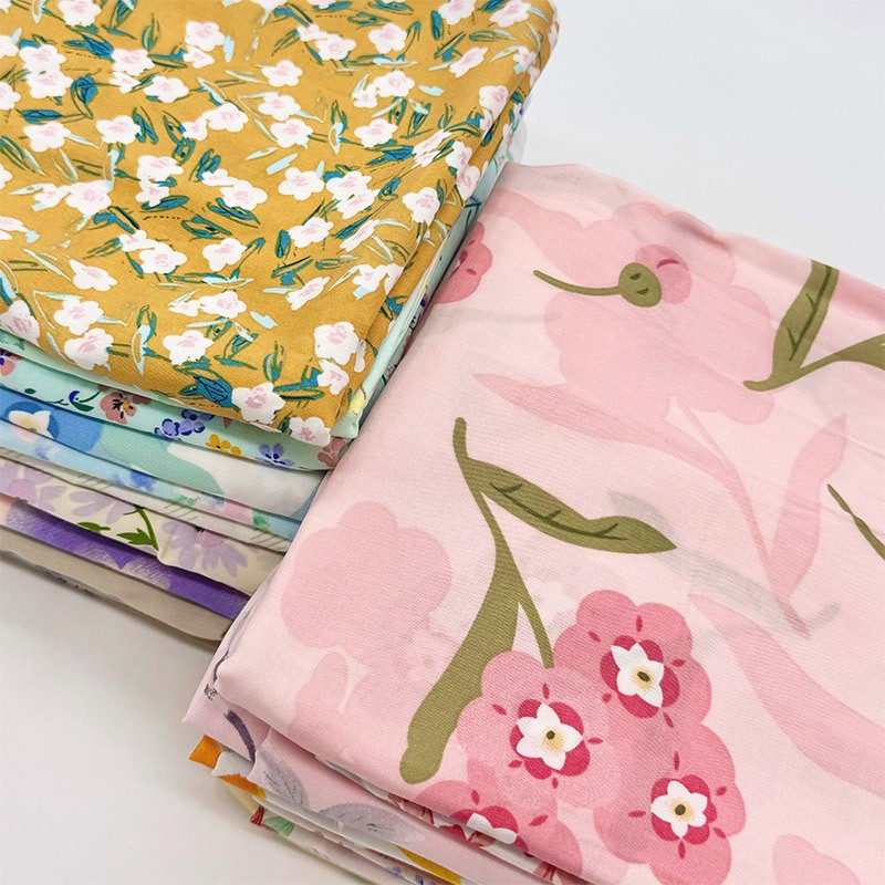 Pajamas Fabric Factory - 100% Rayon Woven Silk Clothing