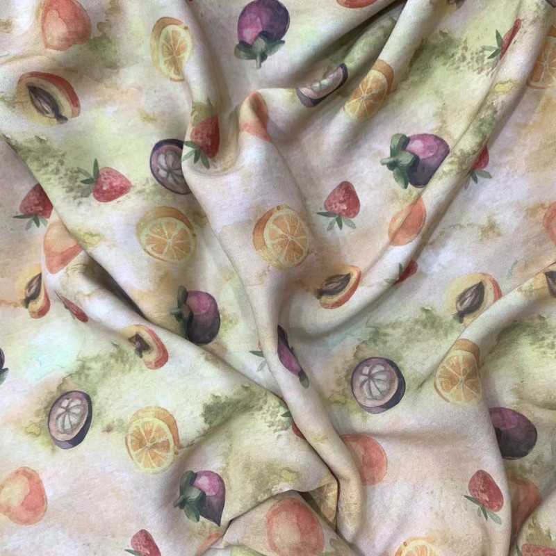 Cheongsam Fabric Supplier - Kapok Digital Printing Chinese Style