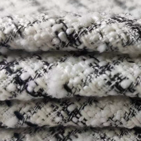 Tweed Fabric Supplier - Poly Thick Woolen Coat