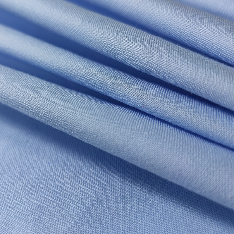Polyester Cotton Fabric Factory - 135GSM Twill Stripe Blended