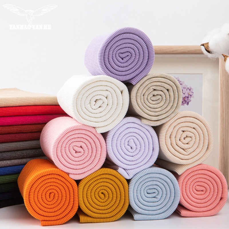 Rib Knit Fabric Manufacturer - Cotton Spandex 2x2 Soft