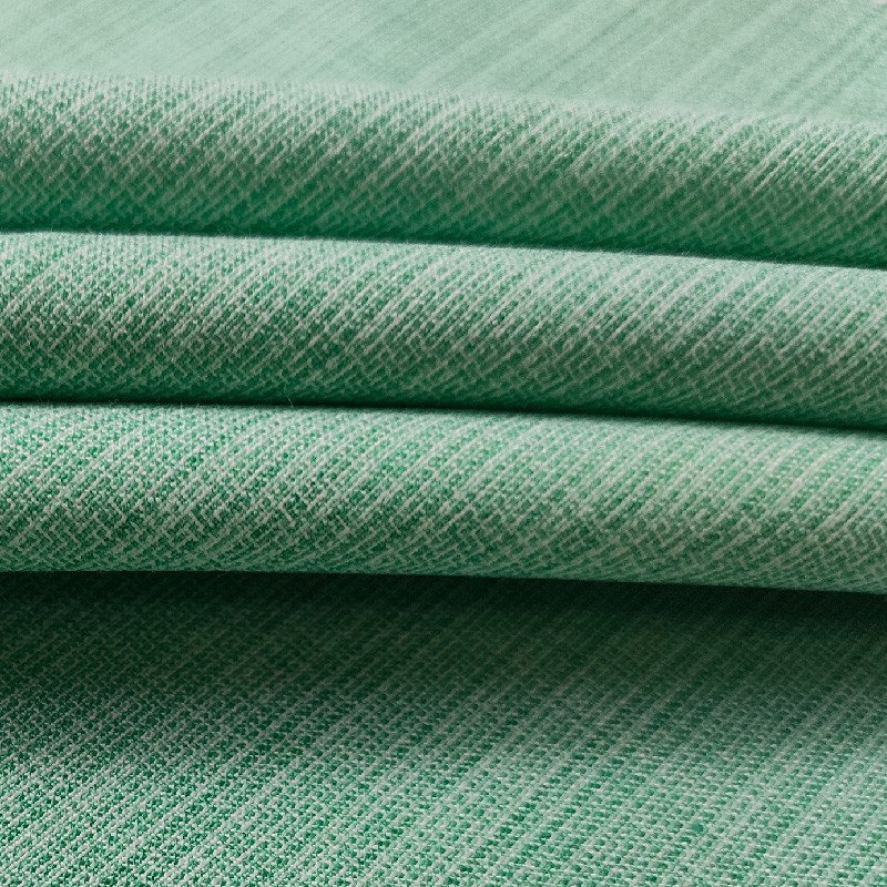 Wool Fabric Supplier - 180GSM Polyester Rayon Green