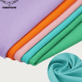 Cotton Spandex Fabric Factory - Single Jersey Soft Stretch