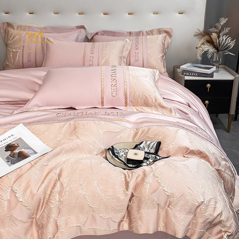 Quilt Cover Set Factory - 100% Cotton 4-Piece Luxury Curtain