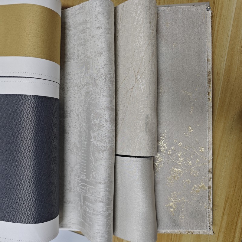 Embossed Jacquard Fabric Factory - High Precision Gold Beige