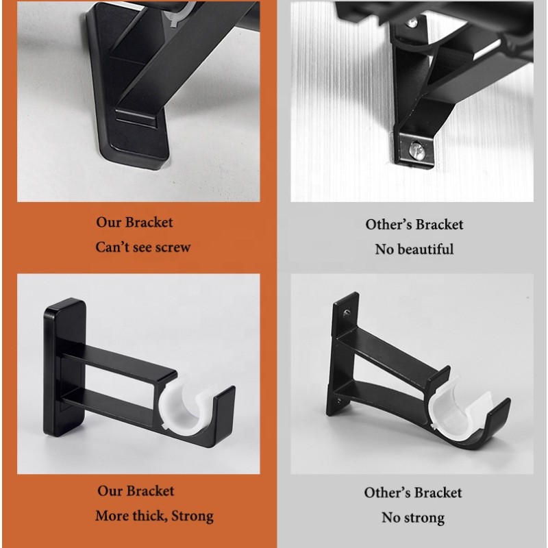 Hotel Curtain Rod Factory - Hollow Pipes Brass Hardware