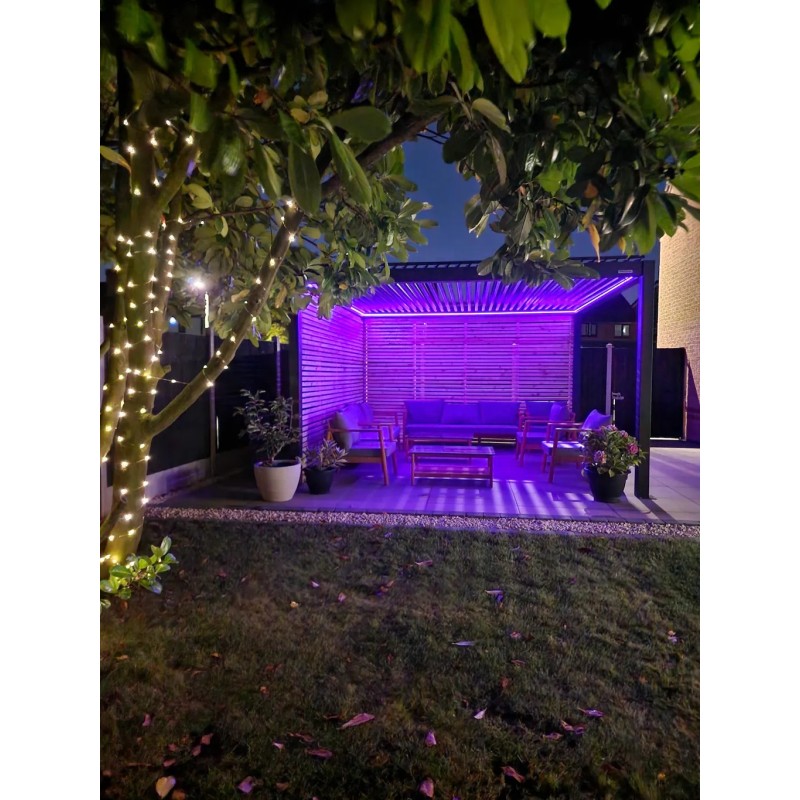 Louvered Pergola Manufacturer - 10x13 Aluminum Adjustable Roof