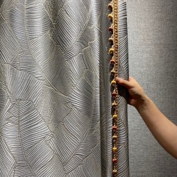Window Tulle Curtains Factory - High-end Embossed Jacquard