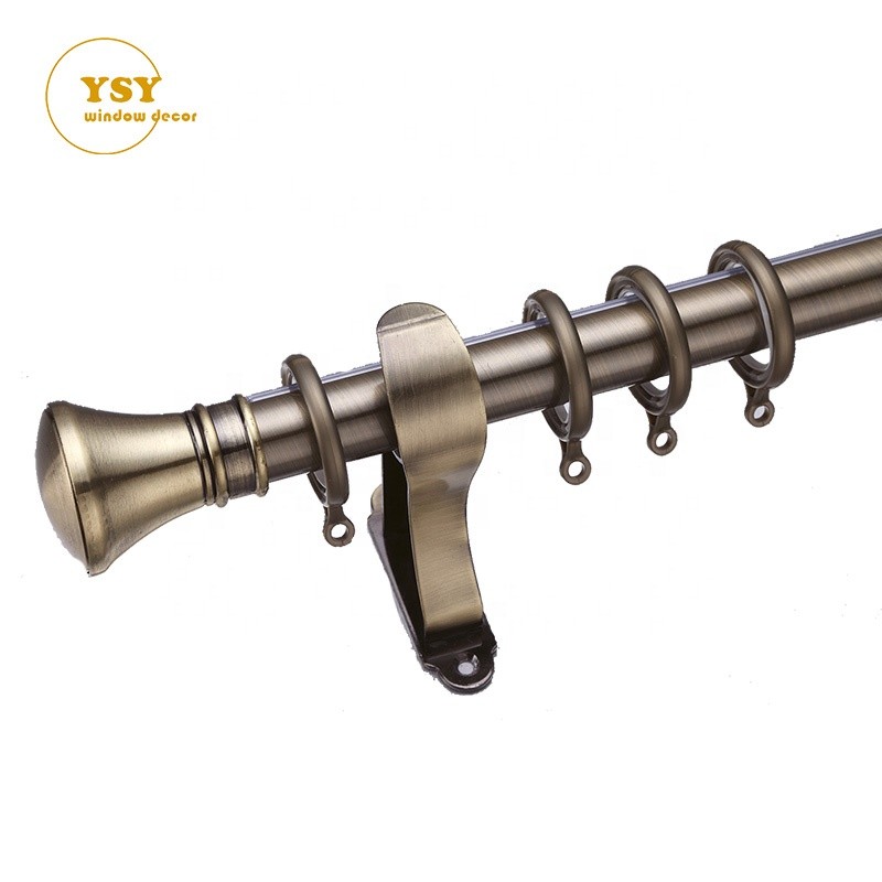 Stainless Steel Rods Factory - Nickel Plated Curtain Poles Set