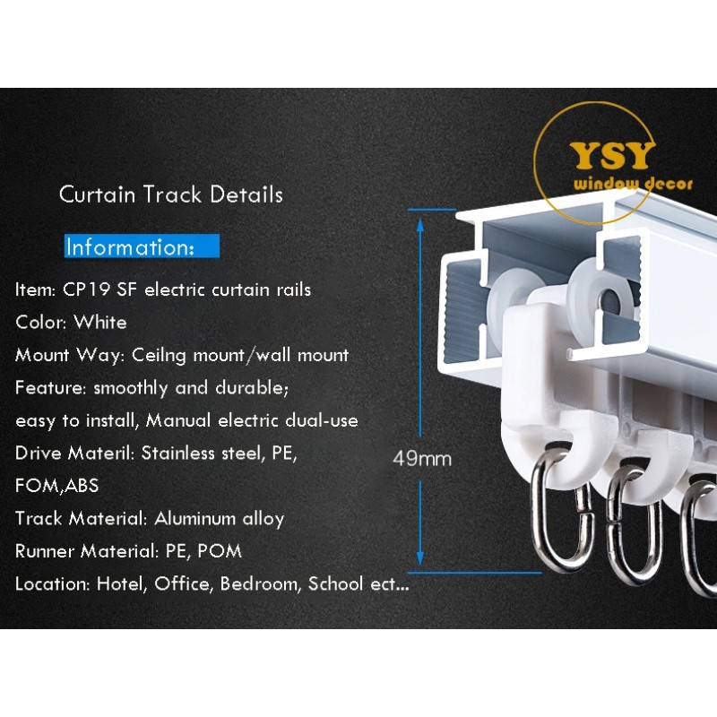 Electric Drapery Rails Manufacturer - Dooya Tuya Heavy Duty