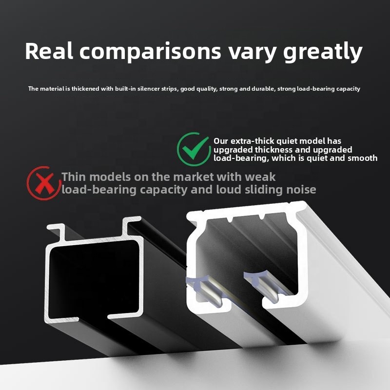 Curtain Track Supplier - Ceiling Wall Mount Aluminum Rails