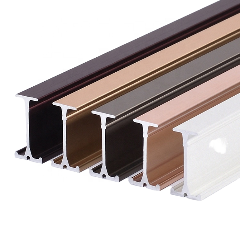 Flexible Tracks Supplier - Bendable Gold Pleat Curtains