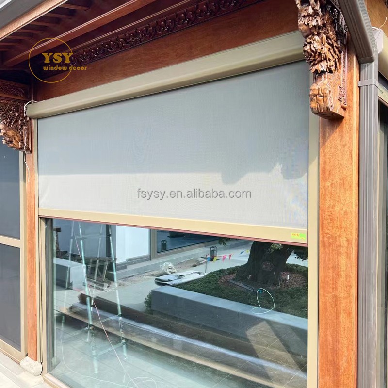 Automatic Blinds Supplier - Motorized Ziptrak Patio Outdoor