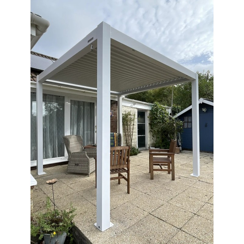 Louvered Pergola Manufacturer - 10x13 Aluminum Adjustable Roof