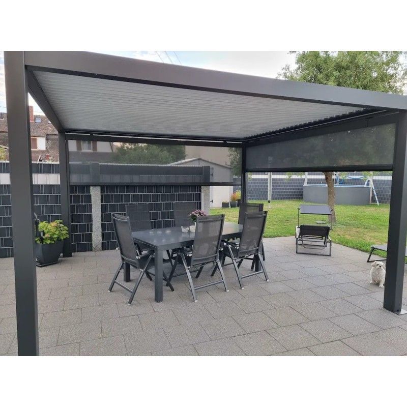 Louvered Pergola Manufacturer - 10x13 Aluminum Adjustable Roof