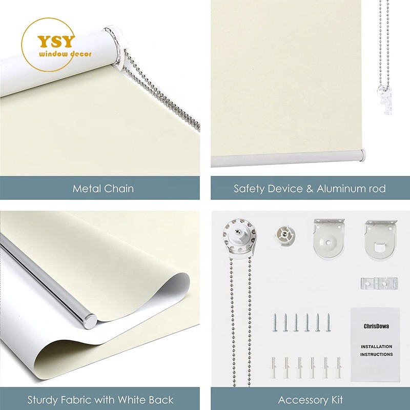 Blackout Roller Blinds Factory - High Quality Steel Rope