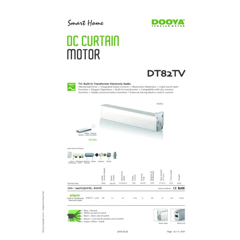 Smart Curtain Motor Factory - Google Home Alexa Wifi Control