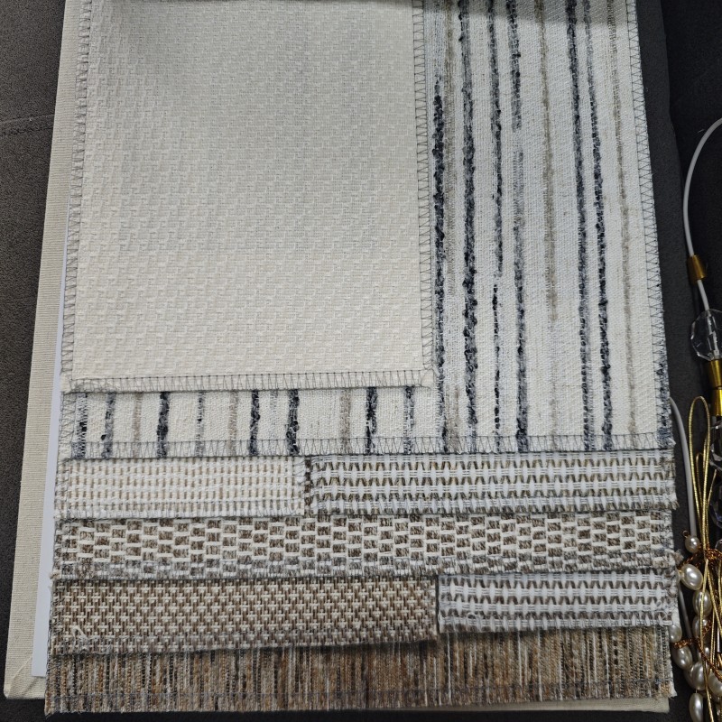 Chenille Drapes Supplier - Home Textile Pink Black Jacquard