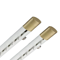 S-Wave Rails Manufacturer - Modern Luxury White Gold Rod