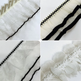 Curtain Tassel Lace Factory - New Double-Layer Polyester