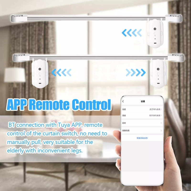 Smart Curtain Robot Supplier - Wireless APP Electric Motor