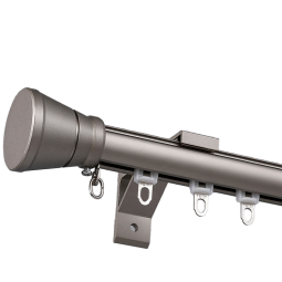 Traverse Rods Manufacturer - Custom Wall Mounted Grey Gold