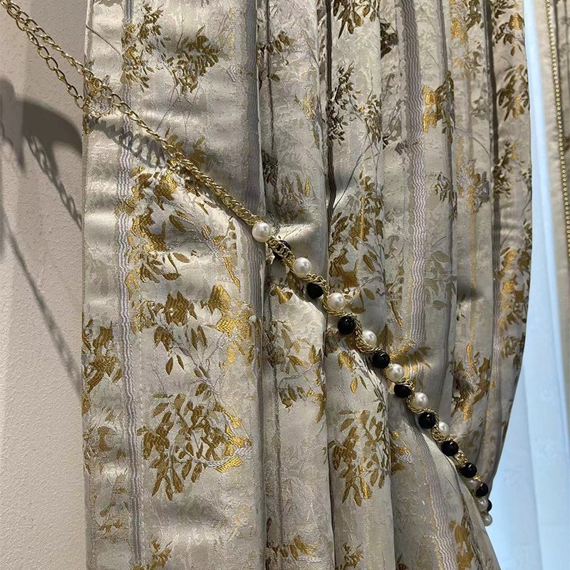 Smart Pleated Drapes Supplier - Jacquard Grommet Embroidery