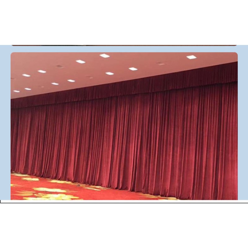Motorized Stage Curtain Factory - Custom Church Theater Drapes
