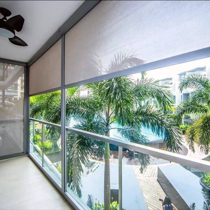 Zip Track Blinds Manufacturer - Outdoor Patio Motorized Screen