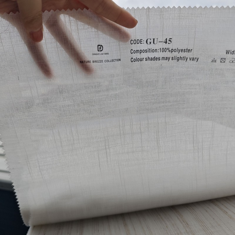 Pinch Pleated Sheer Factory - Roll Beige Linen Blend