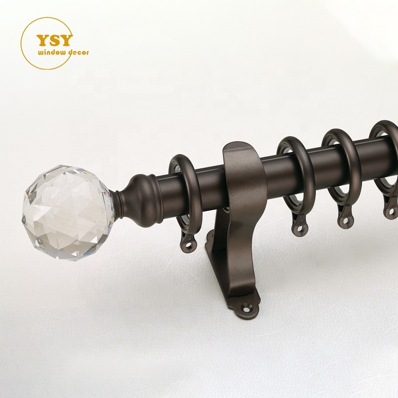Crystal Drapery Pipes Supplier - Beonze Tension Rods Set