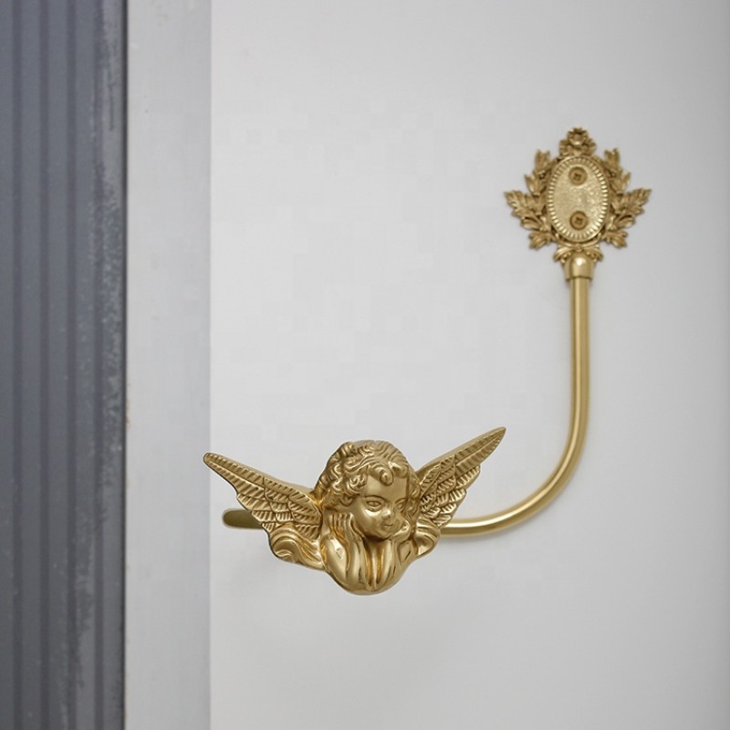 Drapery Holdback Factory - 2PCS Pure Brass Tie Back Hook