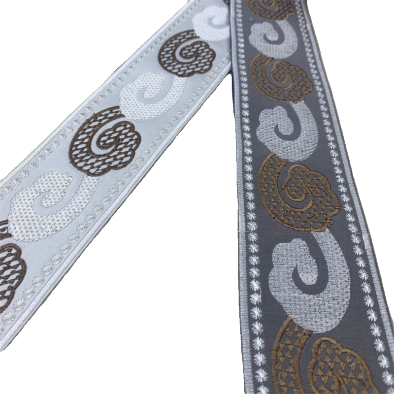 Curtain Trim Manufacturer - 6cm Luxurious Embroidered Ribbon