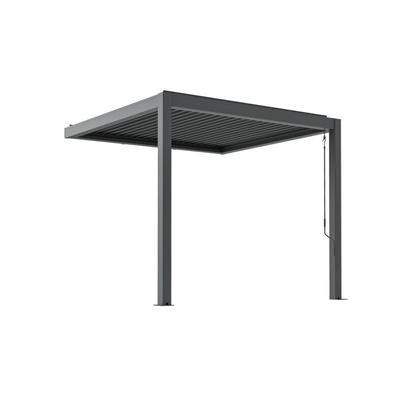 Aluminum Pergola Factory - Charcoal 10x10 Free Standing