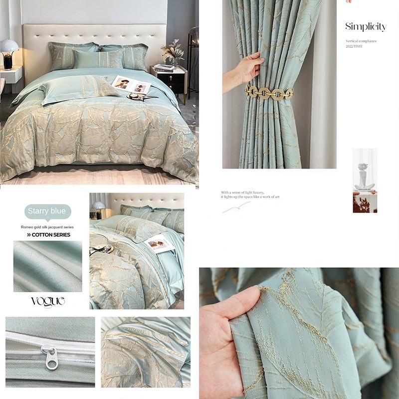 Embroidery Bed Sheet Supplier - 100% Cotton Queen King Size