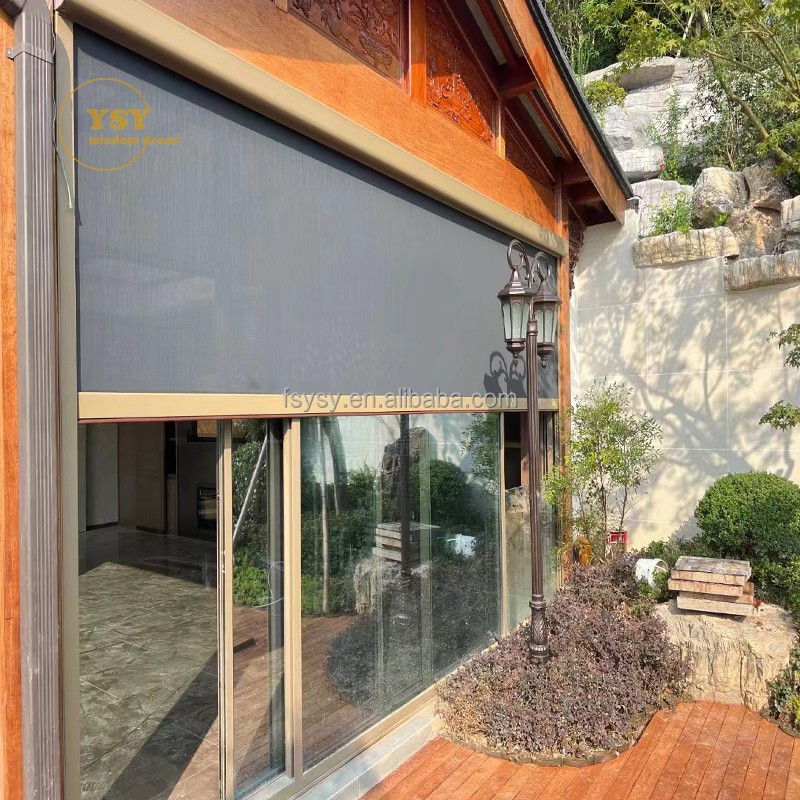 Automatic Blinds Supplier - Motorized Ziptrak Patio Outdoor