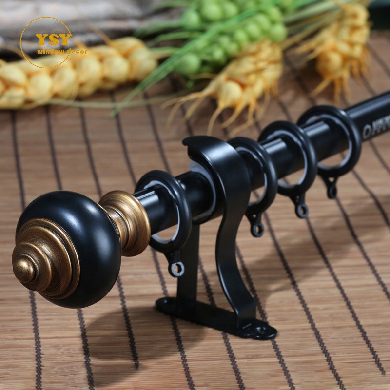 Single Double Rods Manufacturer - Luxury 28mm Aluminum Metal