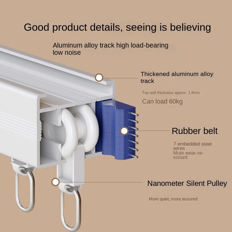 Electric Curtain Track Factory - Modern Intelligent Automatic