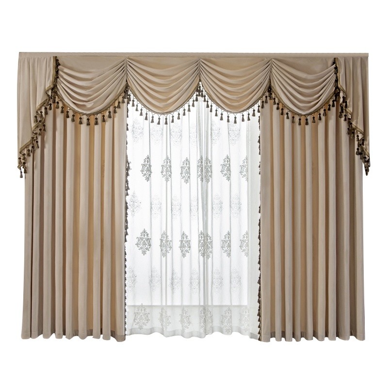 Pleated Velvet Curtains Manufacturer - European Luxury Solid