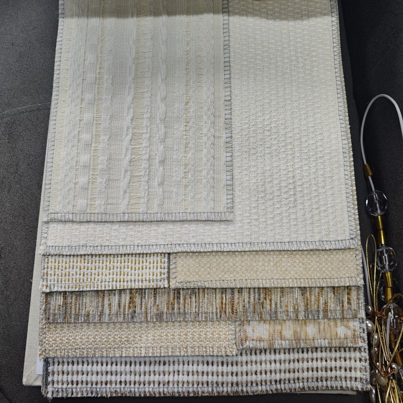 Chenille Drapes Supplier - Home Textile Pink Black Jacquard