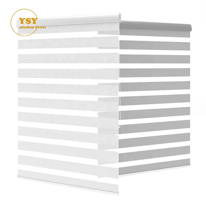 Zebra Blinds Factory - Custom Semi-Blackout Horizontal Light