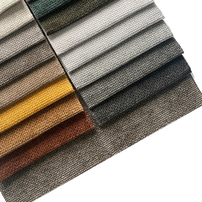 Velvet Sofa Material Factory - Polyester Plain Dyed Multi-Color Woven