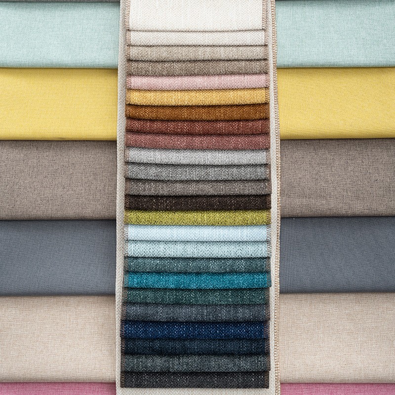 Upholstery Fabric Supplier - Customizable Colorful Plain Easy Cleaning