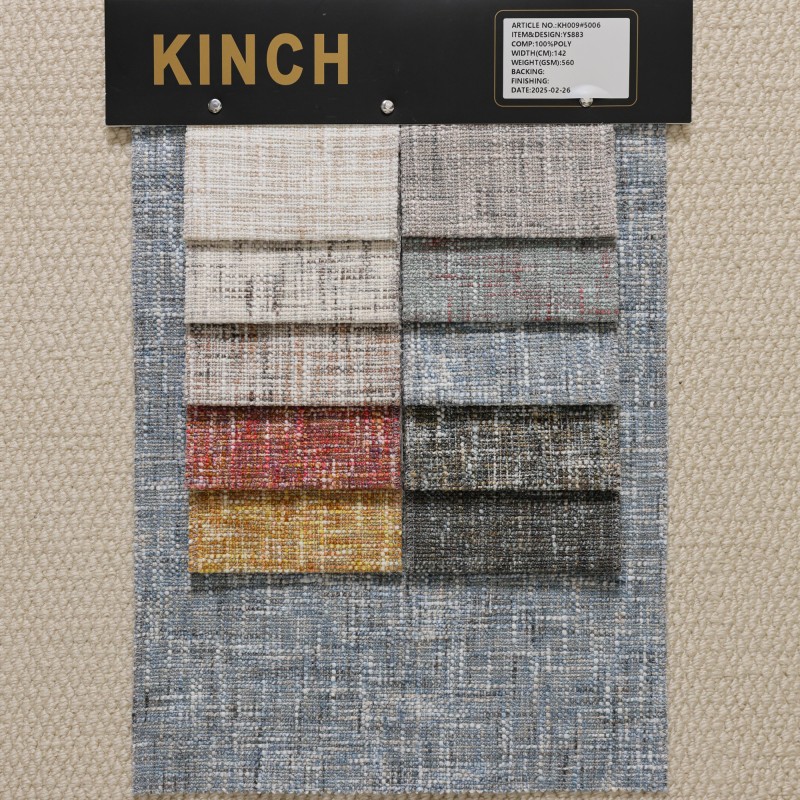 Upholstery Fabric Supplier - Soft Polyester Thick Indoor Furniture