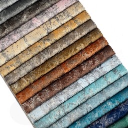 Holland Velvet Manufacturer - Luxury 100% Polyester Soft Bronzing Upholstery