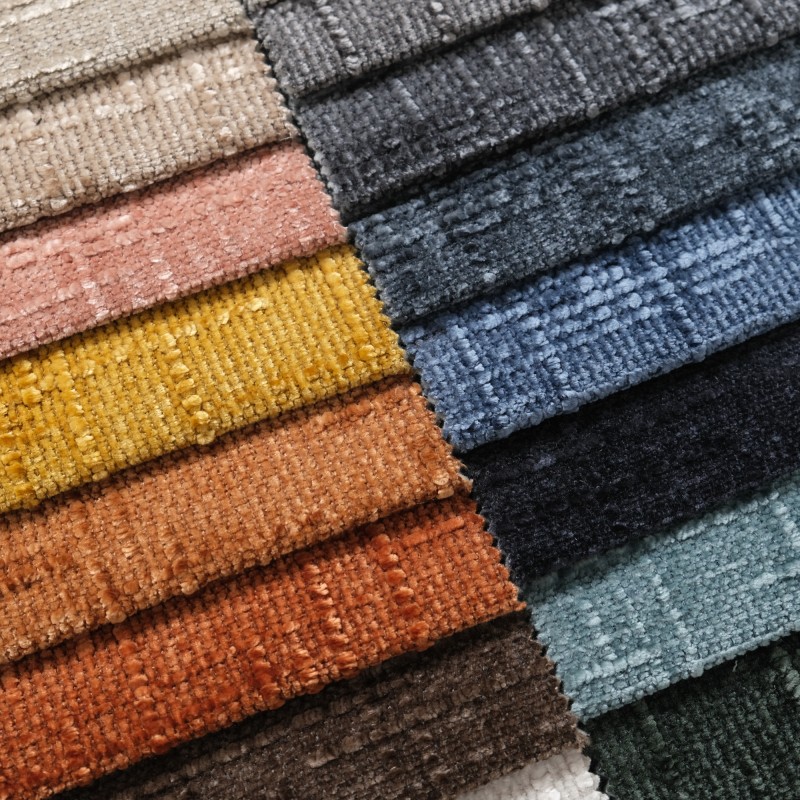 Sofa Fabric Factory - Customized Vintage Woven Polyester Chenille