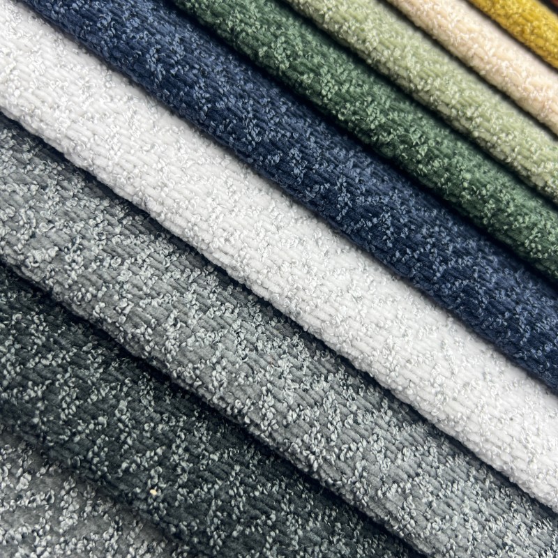Chenille Sofa Fabric Manufacturer - Woven Yarn Dyed Plain Upholstery
