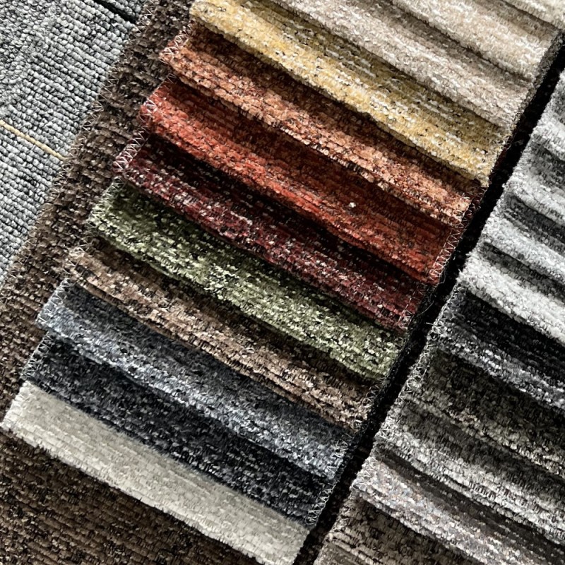 Chenille Fabric Manufacturer - Modern Minimalist Thick Solid Color