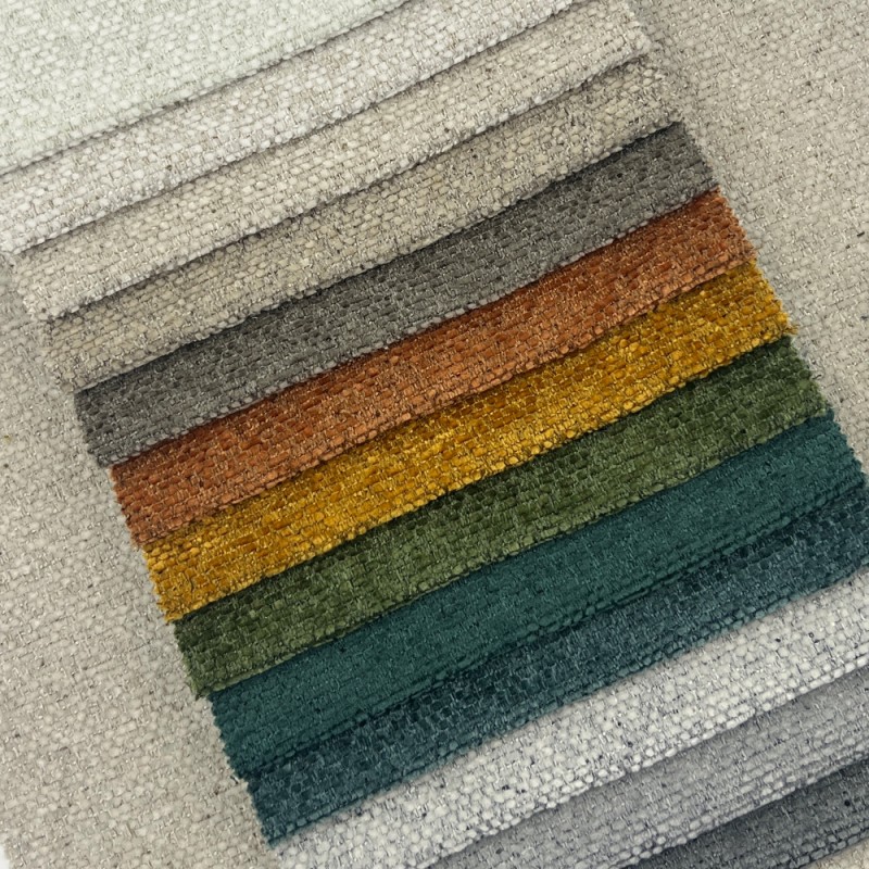 Upholstery Fabric Supplier - 100% Polyester Chenille Dye Breathable