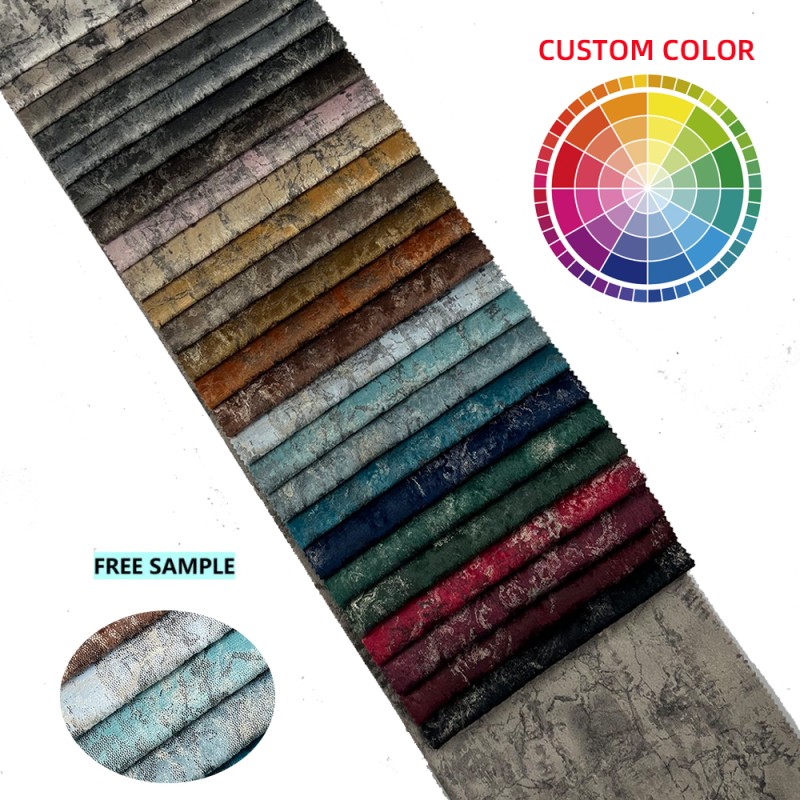 Holland Velvet Manufacturer - Luxury 100% Polyester Soft Bronzing Upholstery